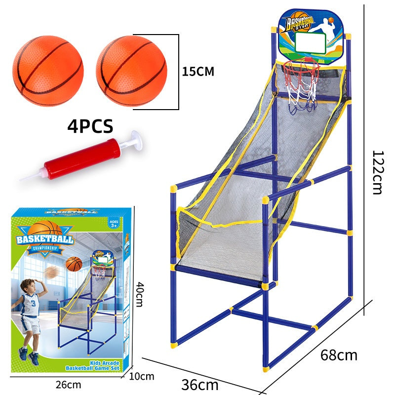 ⏰Jetzt 50 % Rabatt!⛹️Schneller Versand 🚚💨Basketball-Arcade-Spiel für Kinder (Indoor) mit 4 Bällen🏀