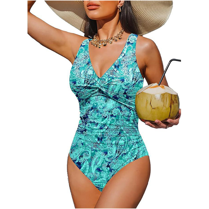🩱Begrüßen wir den Sommer❤️‍🔥-Einteiliger Badeanzug für Damen mit figurformendem Effekt