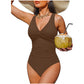🩱Begrüßen wir den Sommer❤️‍🔥-Einteiliger Badeanzug für Damen mit figurformendem Effekt