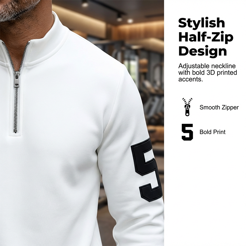 💎 -50% AUF HERREN-SPORTSET! 💎 Schlanke Passform, 3D-Druck & Atmungsaktiver Zweiteiler für den Herbst