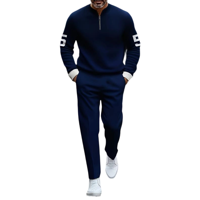 💎 -50% AUF HERREN-SPORTSET! 💎 Schlanke Passform, 3D-Druck & Atmungsaktiver Zweiteiler für den Herbst
