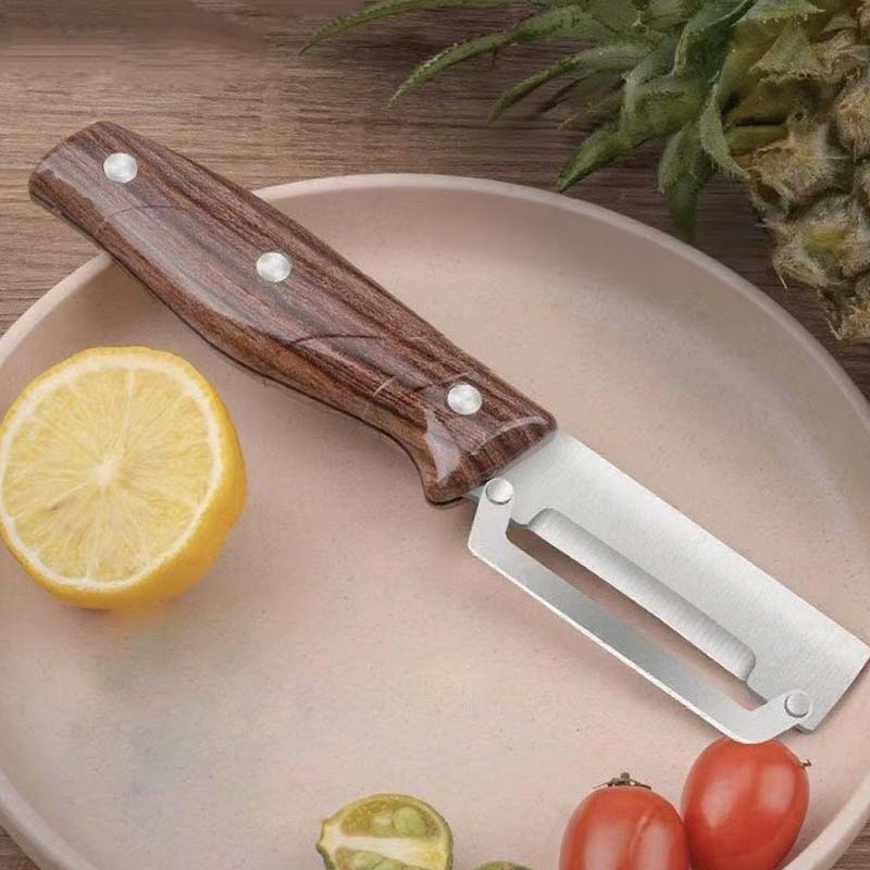 🍴 LIMITIERT: 2+ 1 GRATIS ! 🥒 Multifunktionaler Schäler – Hochwertige Klinge, Holgriff & Flaschenöffner ✨
