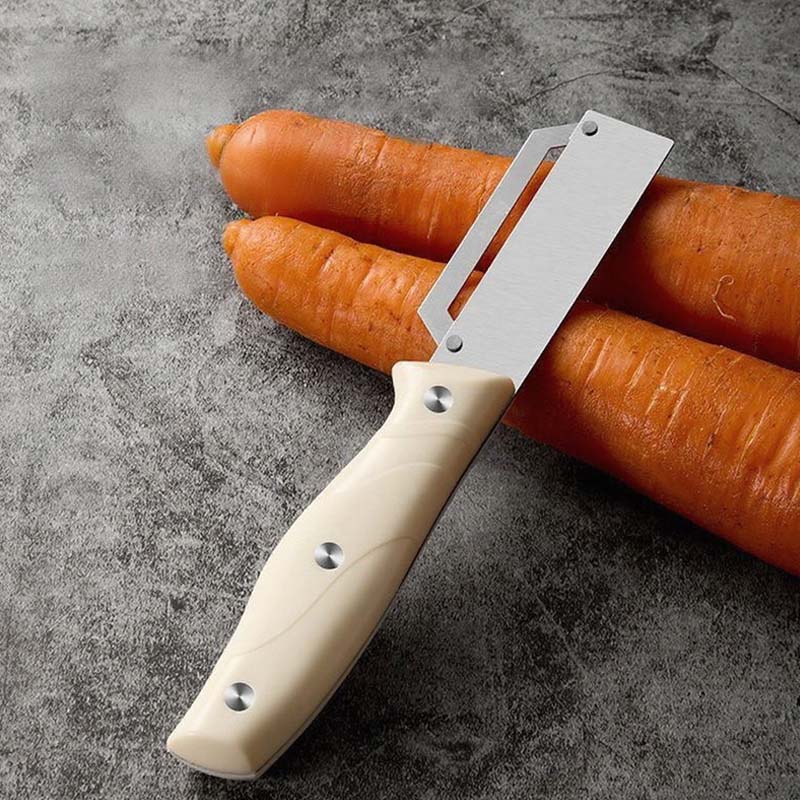 🍴 LIMITIERT: 2+ 1 GRATIS ! 🥒 Multifunktionaler Schäler – Hochwertige Klinge, Holgriff & Flaschenöffner ✨