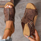 👡 50 % Rabatt! 🌞 Sandalen mit Keilabsatz für Damen – gepolsterte, leichte und bequeme Sohlen, rutschfest ✨
