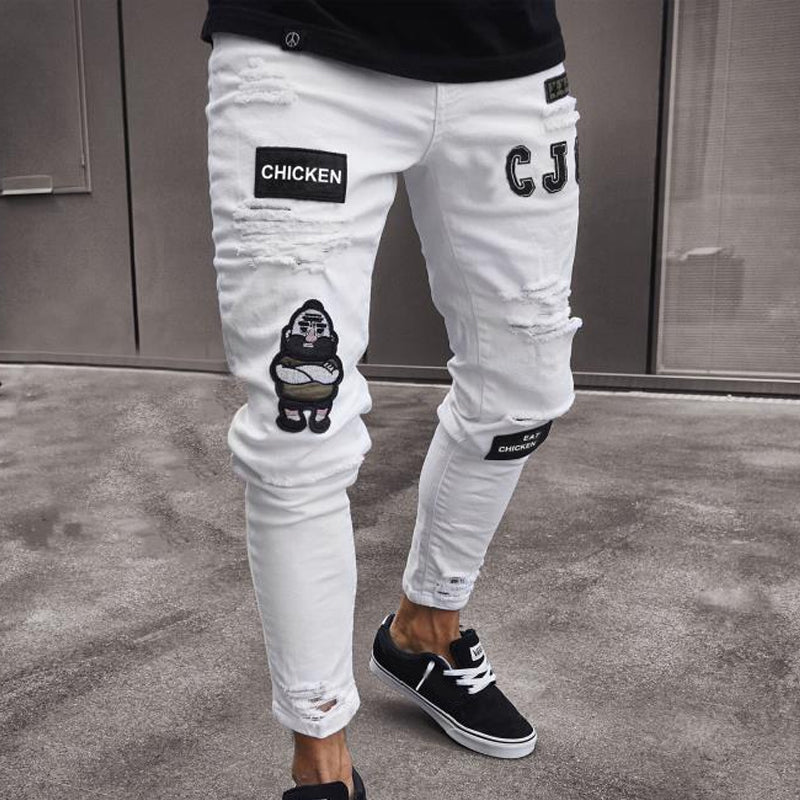 💎 -50% AUF DIE HERREN RIPPED JEANS! 💎 Trendiges Design, Langlebiger Denim & Slim-Fit Silhouette für jeden Style 👖🔥