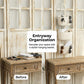 3-stufiger Wandaufhängungs-Organizer