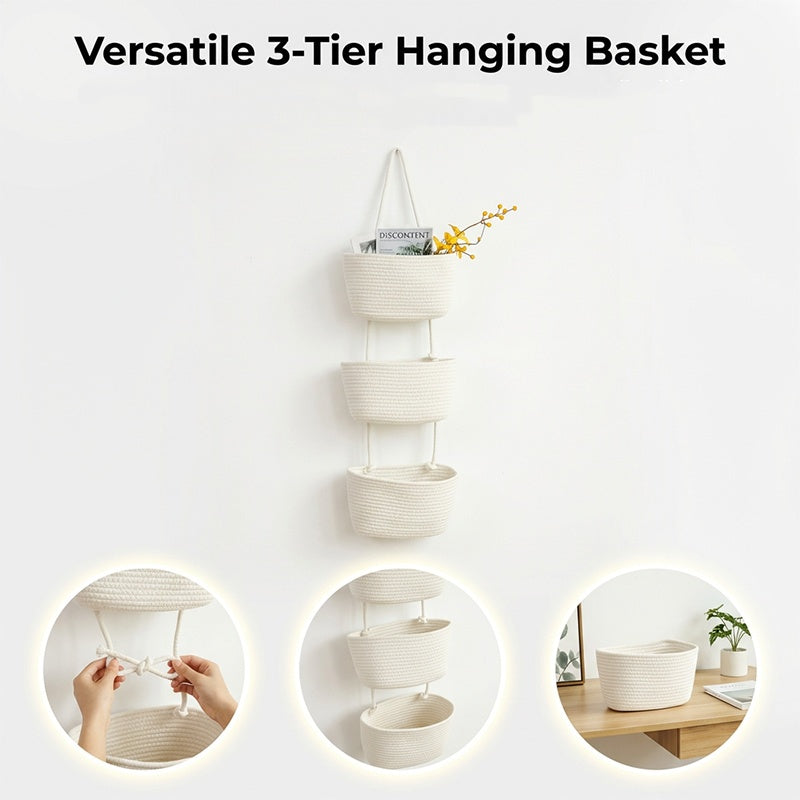 3-stufiger Wandaufhängungs-Organizer