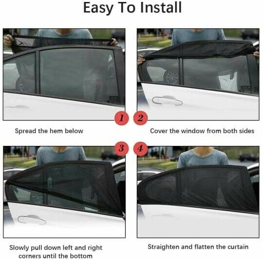 🌞Frühlingserwachen: 50% Rabatt!🛡️Autofenster-Insektenschutz – 100 % Sonnenschutz & Mückenschutz – Atmungsaktiv & UV-schützend – Einfache Montage