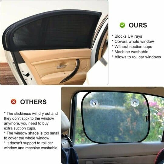 🌞Frühlingserwachen: 50% Rabatt!🛡️Autofenster-Insektenschutz – 100 % Sonnenschutz & Mückenschutz – Atmungsaktiv & UV-schützend – Einfache Montage