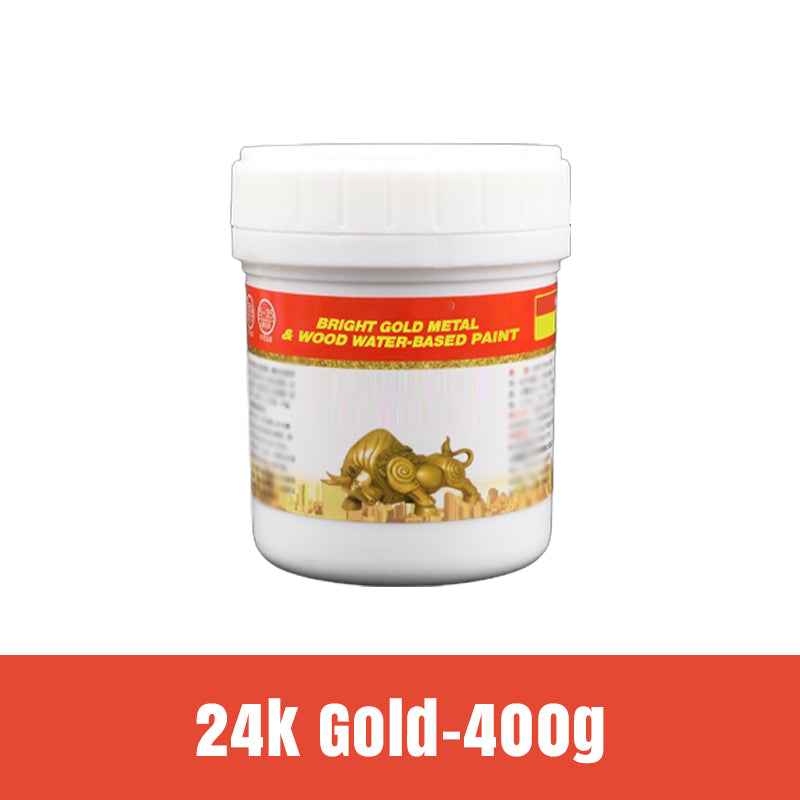 🎨 50% RABATT! 🖌️ Wasserbasierte Farbe in Gold & Holzoptik – Schnelltrocknend, Geruchsarm & Ideal Für Möbel, Wände & Dekorationen Zuhause 🏠