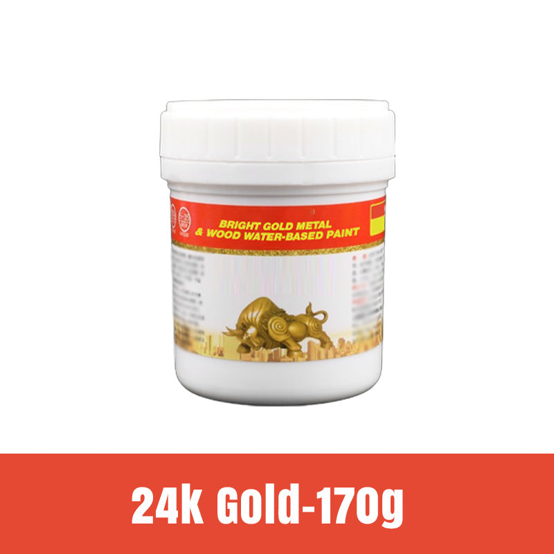 🎨 50% RABATT! 🖌️ Wasserbasierte Farbe in Gold & Holzoptik – Schnelltrocknend, Geruchsarm & Ideal Für Möbel, Wände & Dekorationen Zuhause 🏠