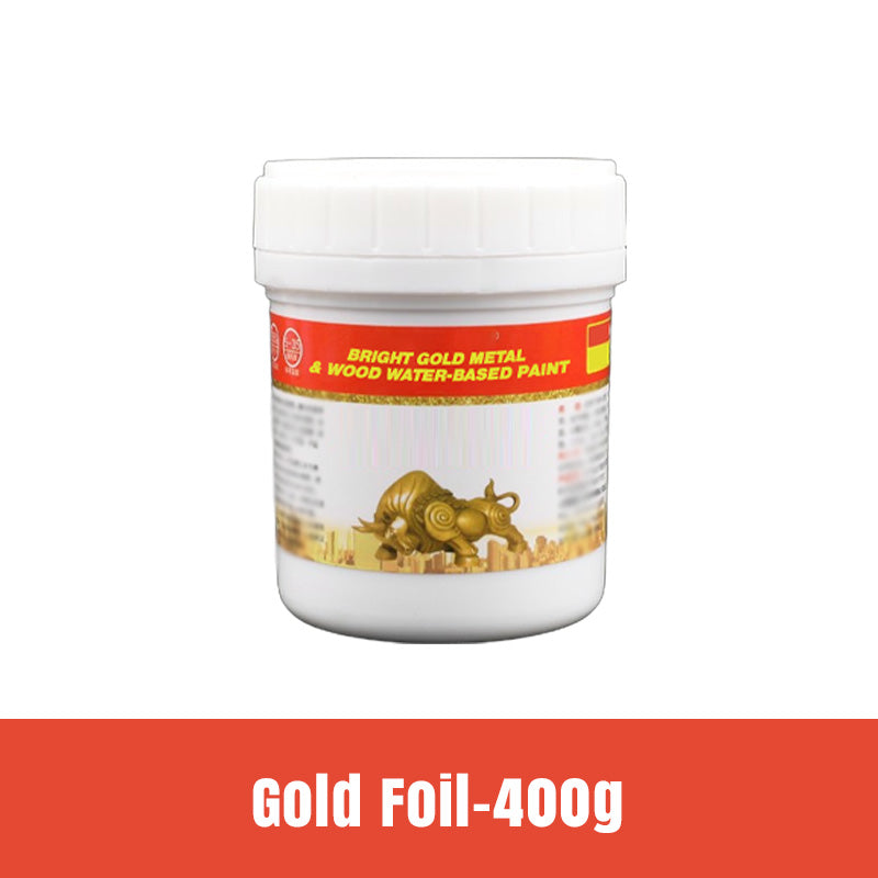 🎨 50% RABATT! 🖌️ Wasserbasierte Farbe in Gold & Holzoptik – Schnelltrocknend, Geruchsarm & Ideal Für Möbel, Wände & Dekorationen Zuhause 🏠
