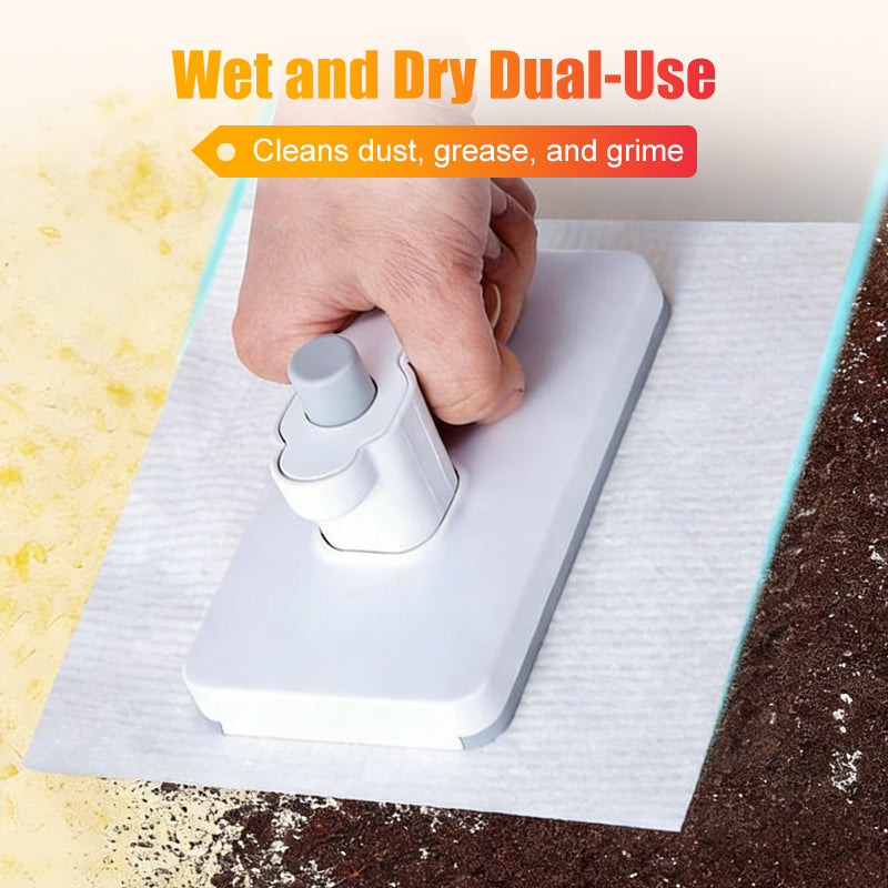 🏠 Vielseitiger Handwischer – geeignet für Glas, Staub & Flüssigkeiten, inkl. ausziehbarem Griff & waschbarem Mikrofaserpad, ideal für den täglichen Gebrauch🧹