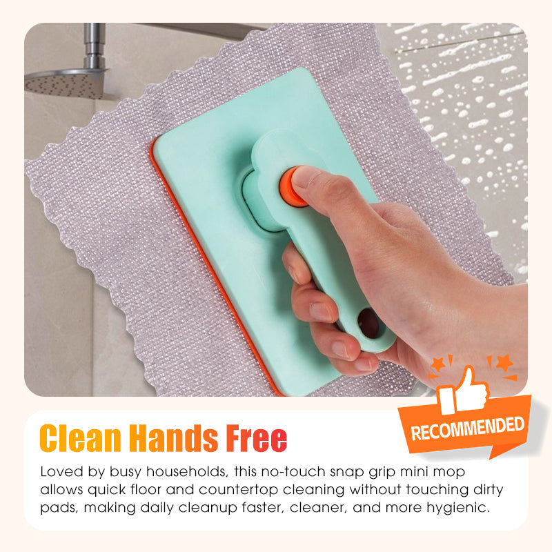 🏠 Vielseitiger Handwischer – geeignet für Glas, Staub & Flüssigkeiten, inkl. ausziehbarem Griff & waschbarem Mikrofaserpad, ideal für den täglichen Gebrauch🧹
