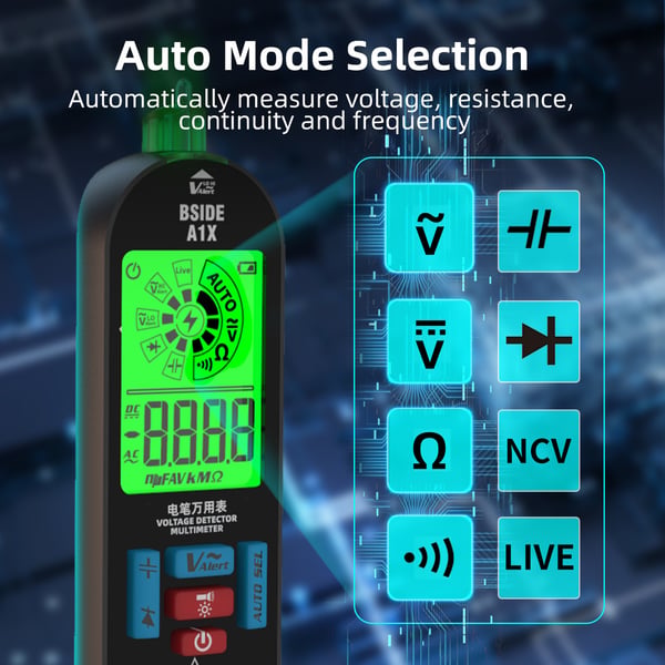 💥Heißer Verkauf💥BSIDE A1X Digital-Multimeter