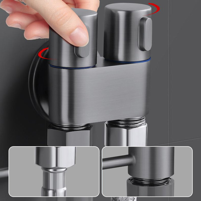 2-Wege-Multifunktionsventil & Bidet-Handbrause Set