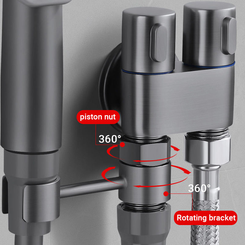2-Wege-Multifunktionsventil & Bidet-Handbrause Set