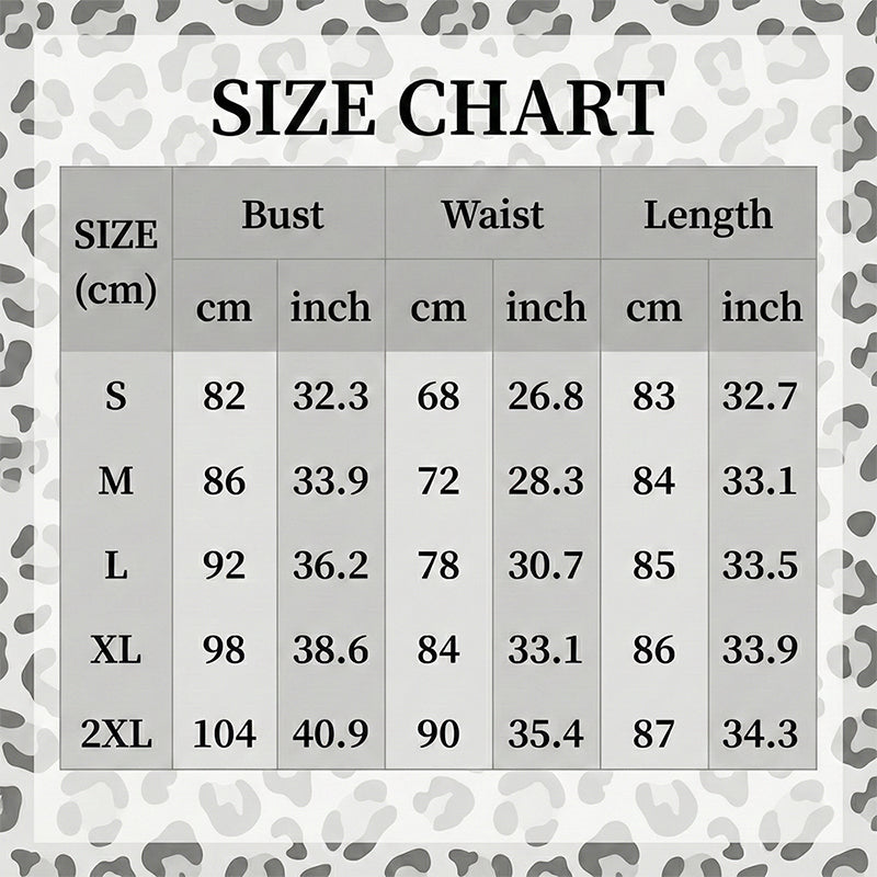 Figurbetontes Damen Mini-Kleid mit Leo-Print
