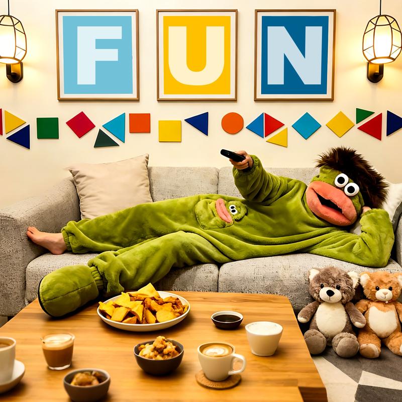 🔥🔥 Großer Saison-Ausverkauf gestartet!! 🧸🐟 warmer Kuschelpyjama mit Motiv aus Korallenfleece – extra weich, hautfreundlich und wärmespeichernd✨