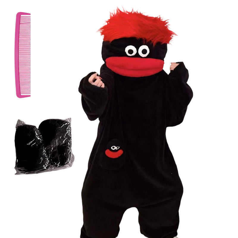 🔥🔥 Großer Saison-Ausverkauf gestartet!! 🧸🐟 warmer Kuschelpyjama mit Motiv aus Korallenfleece – extra weich, hautfreundlich und wärmespeichernd✨