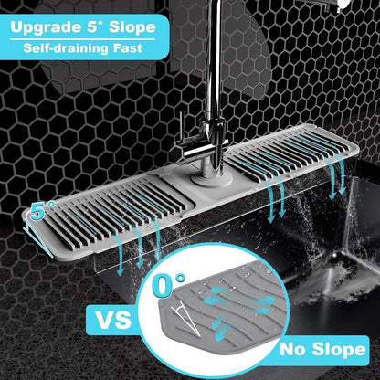 🔥Solange der Vorrat reicht, 50 % Rabatt!🎉Schnelltrocknende Wasserhahnmatte für die Küchenspüle
