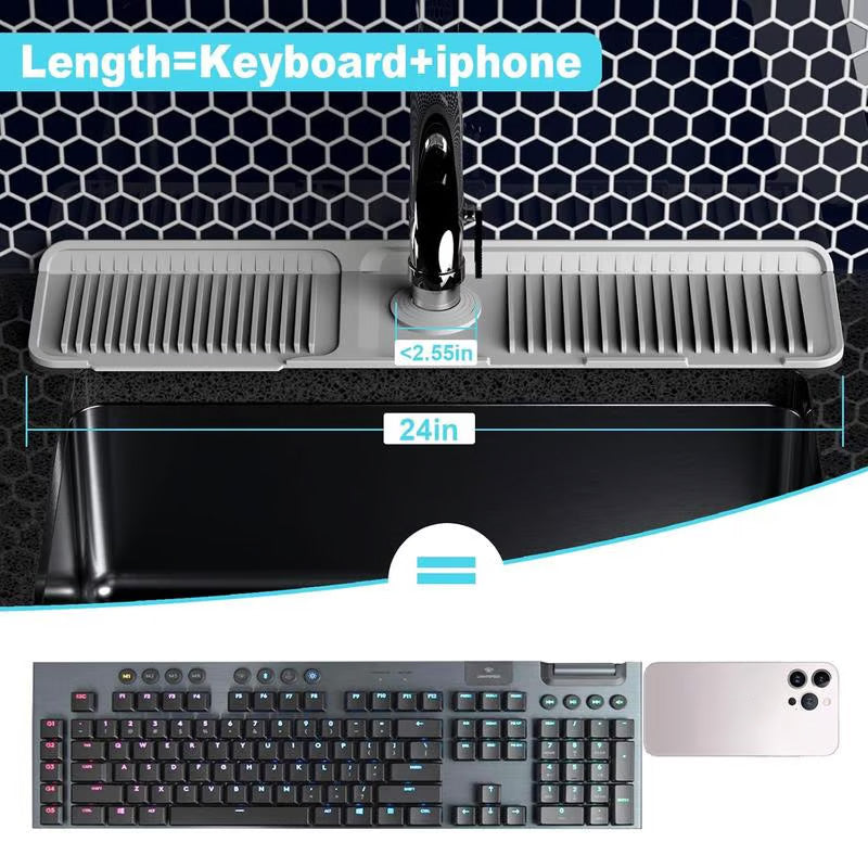 🔥Solange der Vorrat reicht, 50 % Rabatt!🎉Schnelltrocknende Wasserhahnmatte für die Küchenspüle