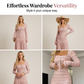🌸 LIMITIERT 50% RABATT! ✨ Maxikleid mit Vintage-Charme: Quadratischer Ausschnitt, Rüschen & Elastisches Smok-Oberteil für perfekte Passform 👗