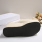 Damen Slip-On Sandalen mit offenem Zehenbereich und Plateauabsatz