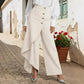 【⏰Nur noch 10 Stück – solange der Vorrat reicht】Asymmetrische Wickeljeans 👖 – trifft Culottes auf Hose. Hochgeschnitten für optisch längere Beine, weit & fließend, mit diagonalen Knöpfen. Im Handumdrehen zur Fashionista! ✨