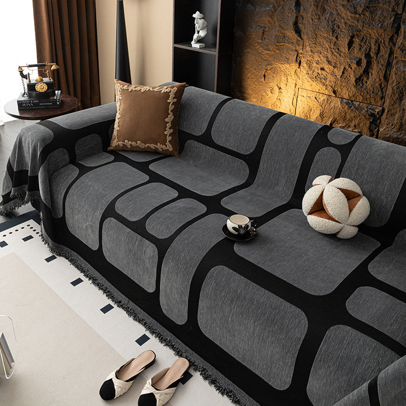 🔥 Ausverkauf & 50 % Rabatt 🔥 Boho-Chenille-Sofabezug rutschfest – Stilvoller, warmer Stoff für umfassenden Couch-Schutz