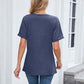 ✨🔥Damen V-Ausschnitt Kurzarm Freizeit-T-Shirt