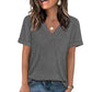 ✨🔥Damen V-Ausschnitt Kurzarm Freizeit-T-Shirt