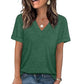 ✨🔥Damen V-Ausschnitt Kurzarm Freizeit-T-Shirt