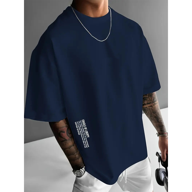 📢🔥Letzter Tag: 50% Rabatt!⏰👕Herren Urban Style Loose Fit Kurzarm-Shirt✨