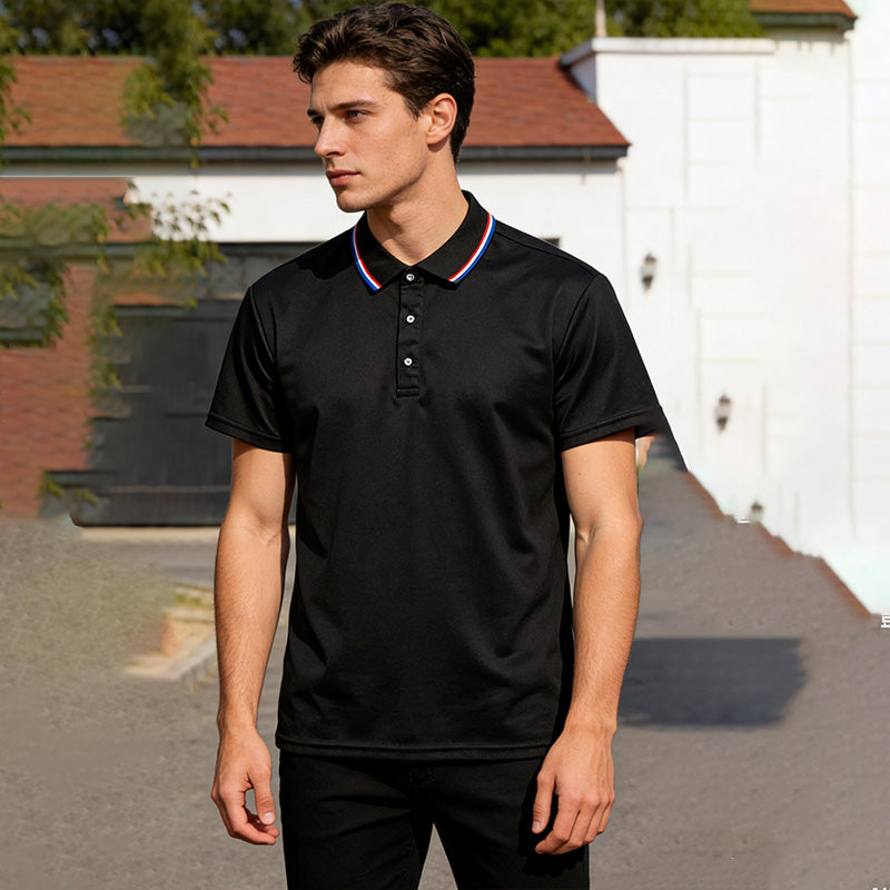 👔 LIMITIERTES ANGEBOT: 50% RABATT! ⛳ Golf-Freizeit-Set für Herren（6-teiliges Set)– Atmungsaktive Kurzarmhemden mit Kragen 🎯