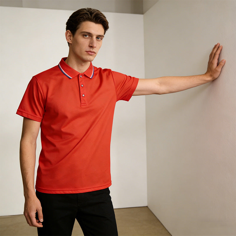 👔 LIMITIERTES ANGEBOT: 50% RABATT! ⛳ Golf-Freizeit-Set für Herren（6-teiliges Set)– Atmungsaktive Kurzarmhemden mit Kragen 🎯
