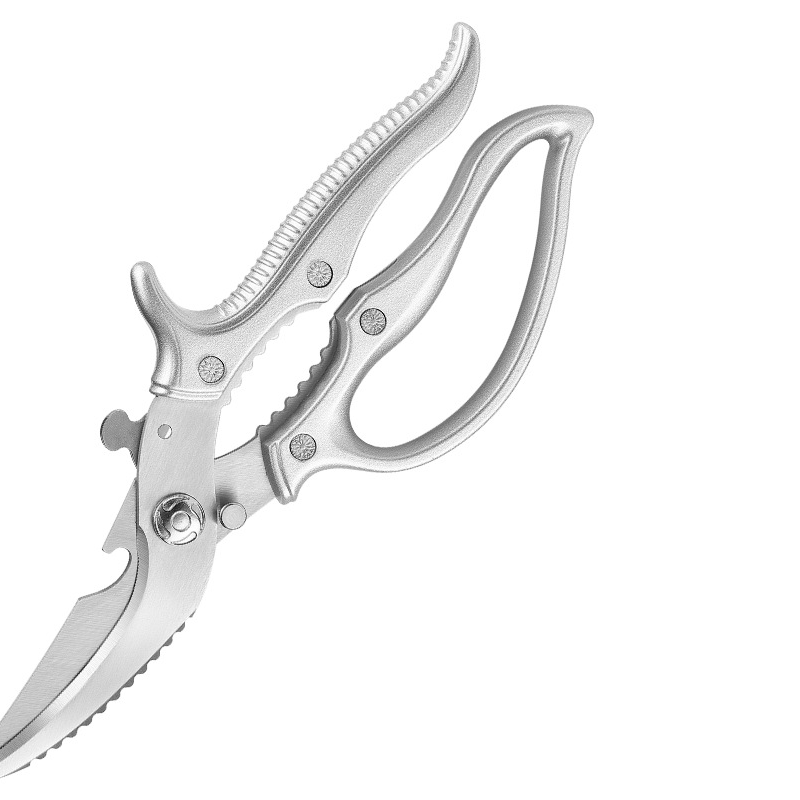 ✂️ Restposten-Ausverkauf –50% RABATT! ⚡ Robuste Multifunktions-Küchenschere aus Edelstahl – Mit Nussknacker, Flaschenöffner & Sicherheitssperre 🔪