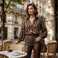 👚 50% RABATT! 🔥 Damen-Hemd mit Knöpfen & Polka-Dots – Klassischer Look, Leichter Stoff & Perfekt Für Einen Stilvollen Alltag 🌸