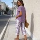 👖 LIMITIERT: 50% RABATT! 🔥 Damen Freizeit-Set 2-teilig – Mehrlagiges Top & Extrawide Hose, Atmungsaktives Material ✨