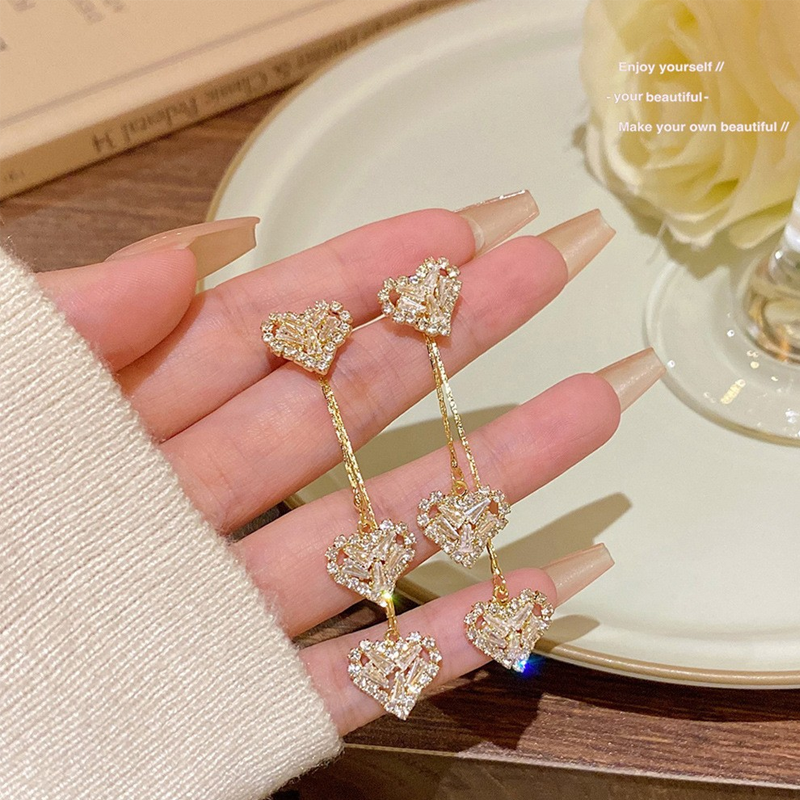 💎 Schmuck-Special: 1+1 gratis! ✨ -Ohrringe mit langer Kette – romantisch & zeitlos❤️✨