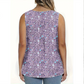👚 50% RABATT! 🌸 Ärmelloses Top mit Print & Knöpfen für Damen – Leichter Stoff, Lässiger Look & Perfekt Für Warme Tage ☀️