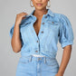 🌞🔥 SOMMER 2026 NEUHEIT: -50% 💥 Damen Jeansjacke mit kurzen Puffärmeln – lässig, modern & vielseitig kombinierbar 👗✨