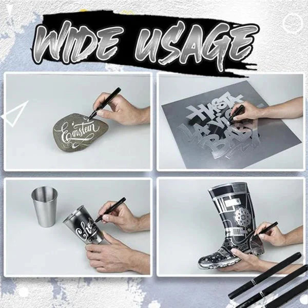 Flüssiger Chrom-Marker mit Spiegeleffekt
