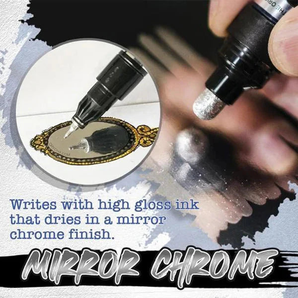 Flüssiger Chrom-Marker mit Spiegeleffekt