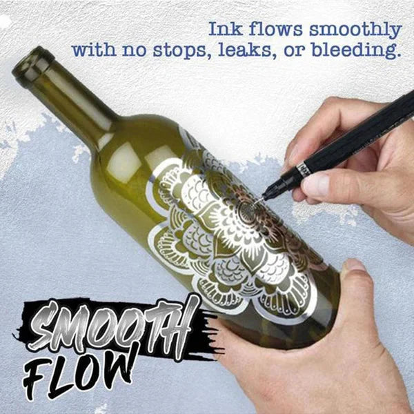 Flüssiger Chrom-Marker mit Spiegeleffekt