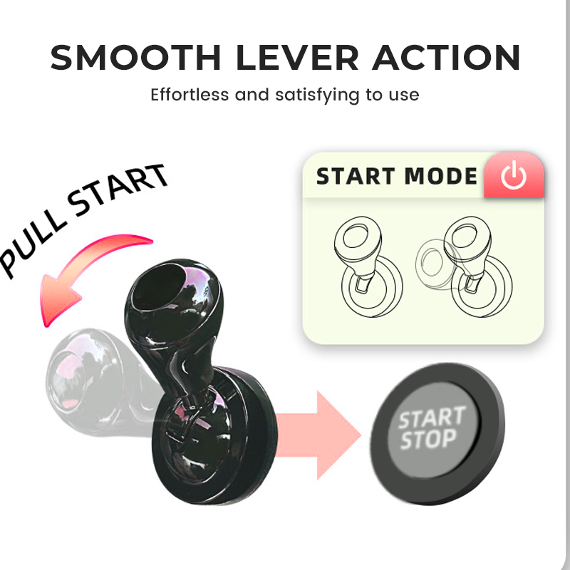 🔧 50% RABATT! 🚗 Fahrzeug-Ein-Knopf-Starthebel – Einfache Installation, Universelle Passform & Ideal Für Ein Modernes Upgrade Ihres Autos 🔑