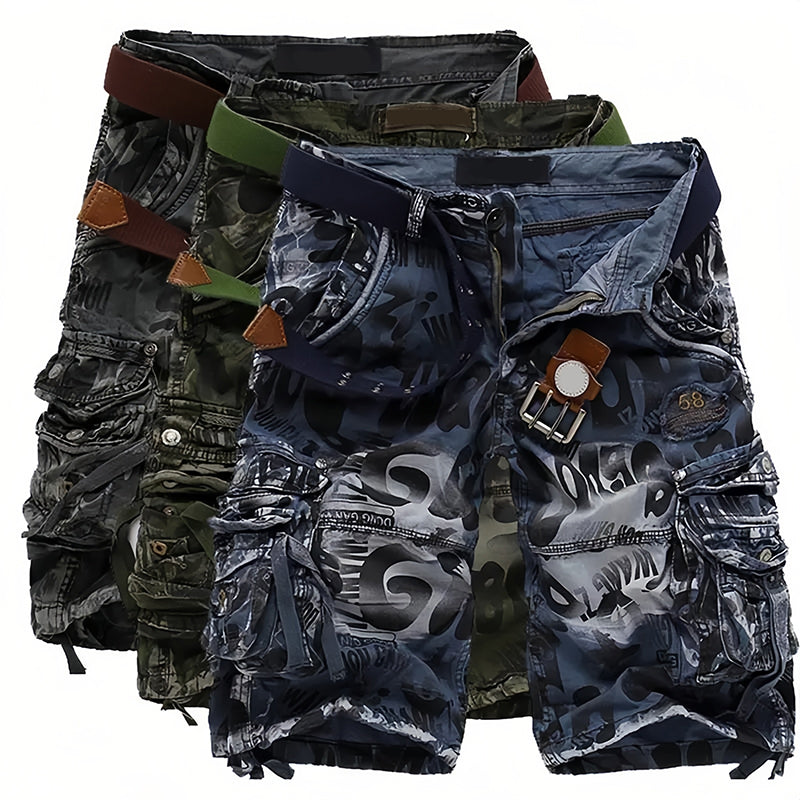 【⏰Last-Minute-Angebot – 50 % Rabatt】Herren-Cargoshorts 🩸 Klassisch und robust, mit vielen Taschen für alles, was du brauchst, leichtgängigem Reißverschluss, strapazierfähig und abriebfest, geeignet für Arbeit und Freizeit 💪
