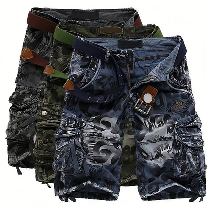 【⏰Last-Minute-Angebot – 50 % Rabatt】Herren-Cargoshorts 🩸 Klassisch und robust, mit vielen Taschen für alles, was du brauchst, leichtgängigem Reißverschluss, strapazierfähig und abriebfest, geeignet für Arbeit und Freizeit 💪