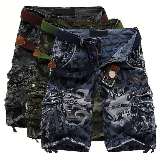 【⏰Last-Minute-Angebot – 50 % Rabatt】Herren-Cargoshorts 🩸 Klassisch und robust, mit vielen Taschen für alles, was du brauchst, leichtgängigem Reißverschluss, strapazierfähig und abriebfest, geeignet für Arbeit und Freizeit 💪