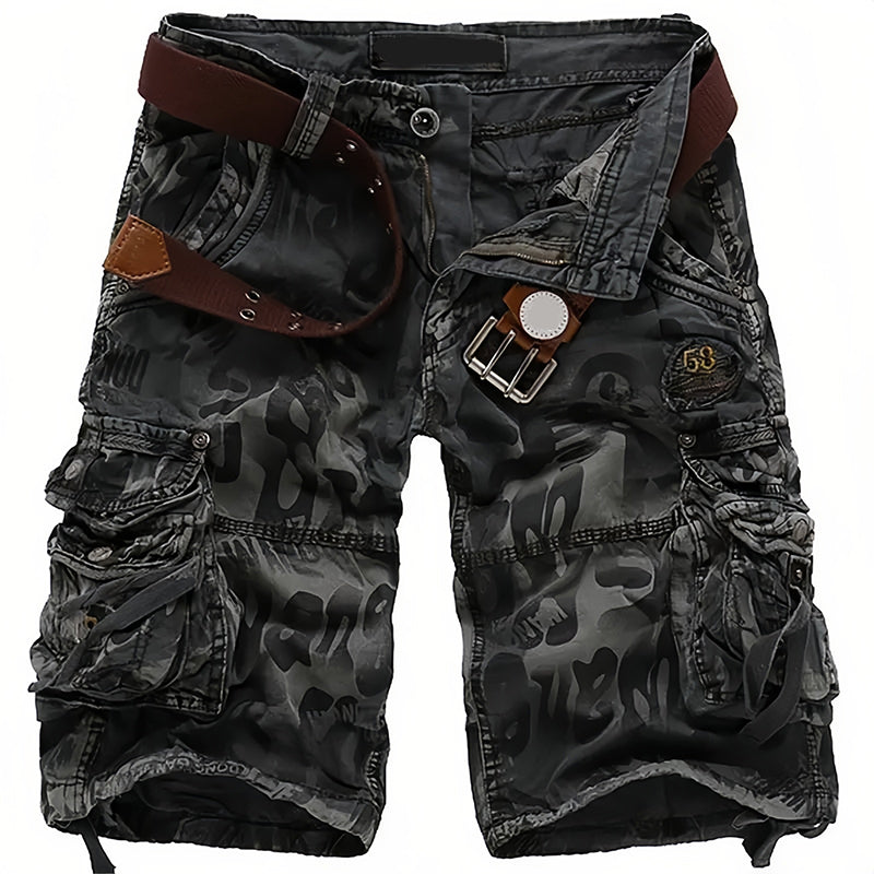【⏰Last-Minute-Angebot – 50 % Rabatt】Herren-Cargoshorts 🩸 Klassisch und robust, mit vielen Taschen für alles, was du brauchst, leichtgängigem Reißverschluss, strapazierfähig und abriebfest, geeignet für Arbeit und Freizeit 💪